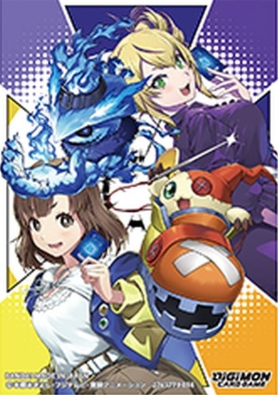 デジモンカードゲーム オフィシャルカードスリーブ2025 Ver.1.0 C：有紗＆ヴァイオレット 4582769721984 の商品画像