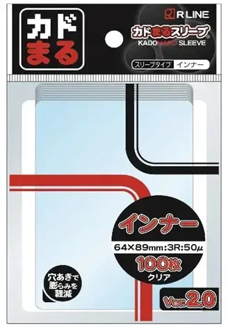 カドまるスリーブ インナー クリア Ver.2 4573138010310 の商品画像