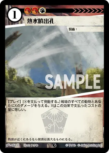 熱水噴出孔(Foil) BP1-068 の商品画像