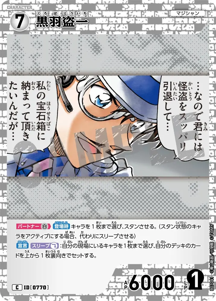 黒羽盗一 B07041 の商品画像