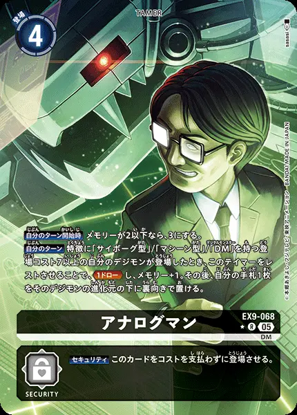 アナログマン(パラレル) EX9-068-P1 の商品画像