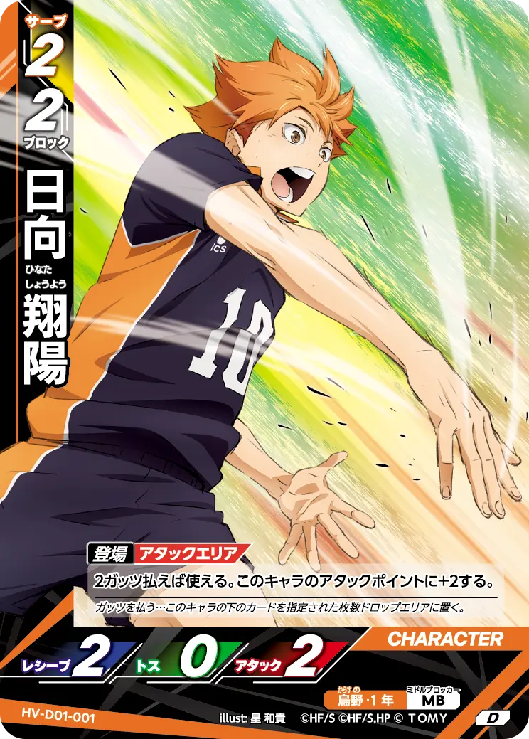 日向 翔陽 HV-D01-001 の商品画像