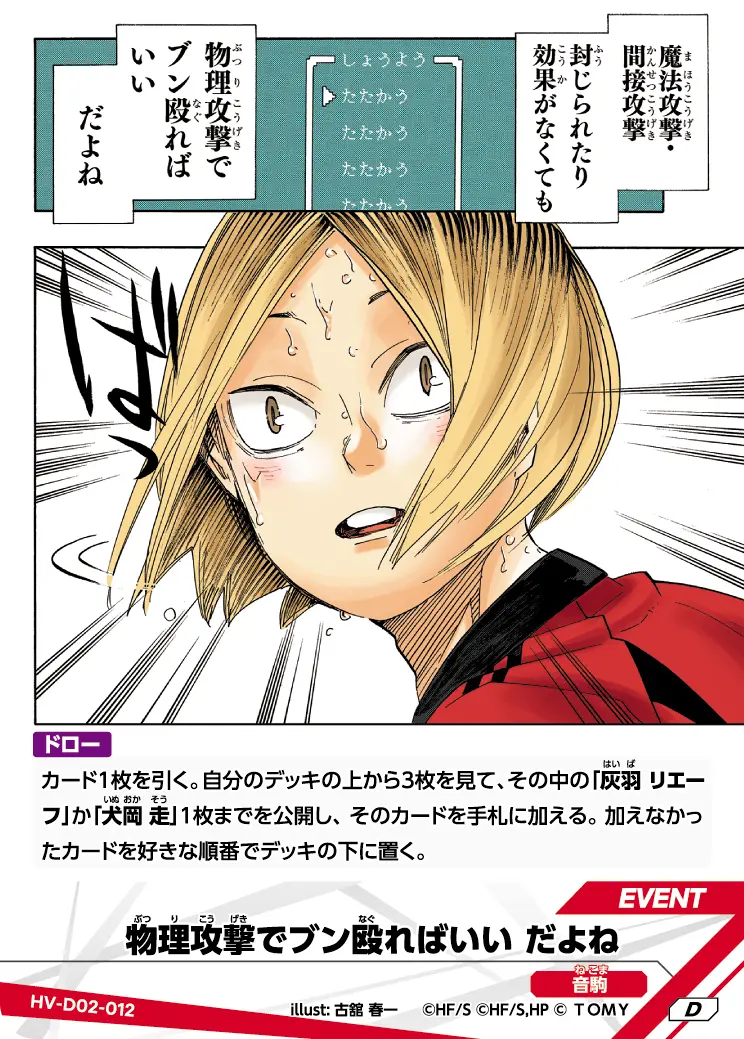 物理攻撃でブン殴ればいい だよね HV-D02-012 の商品画像