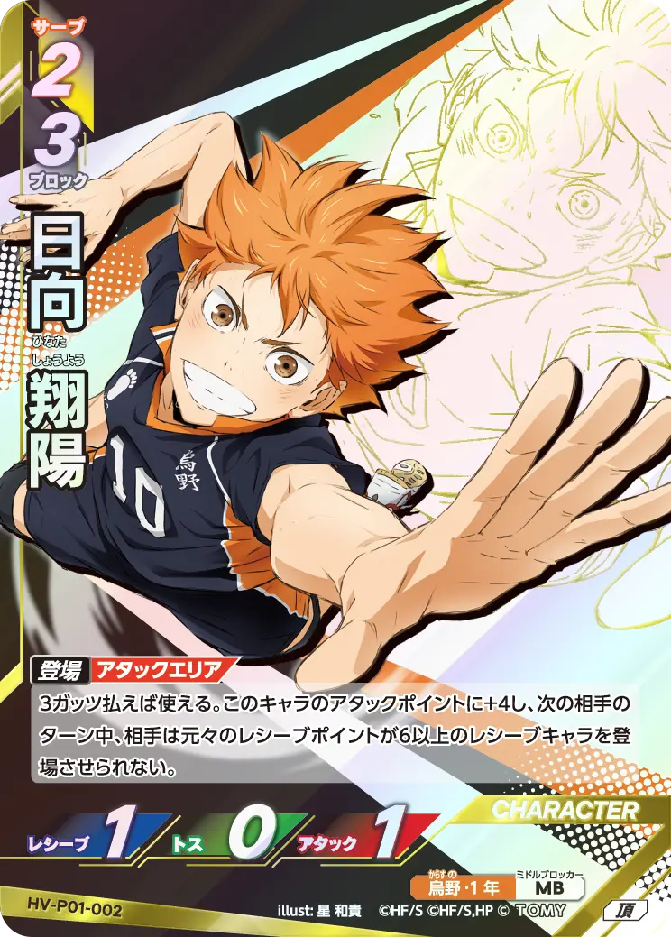 日向 翔陽 HV-P01-002 の商品画像