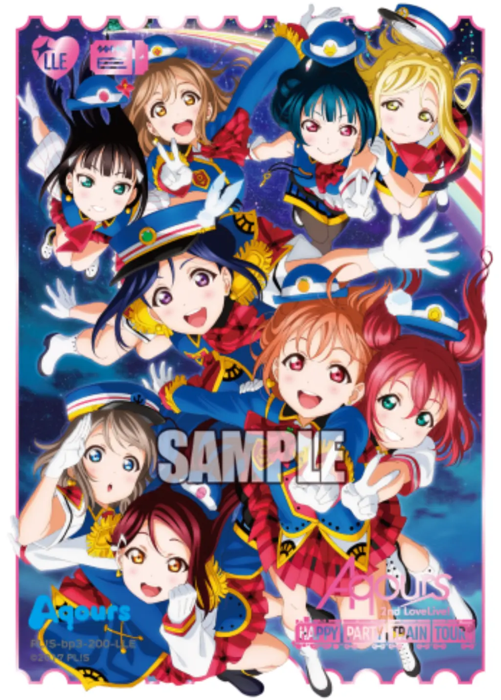 Aqours 2nd LoveLive! HAPPY PARTY TRAIN TOUR PL!S-bp3-200-LLE の商品画像